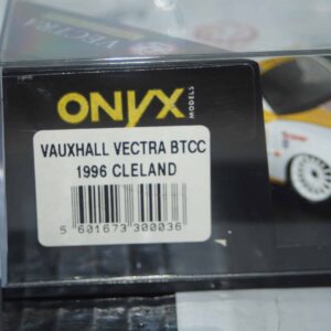 Onyx vauxhall vectra btcc 1996 cleland 1:43 vauxhall issue