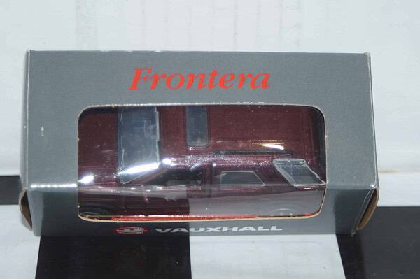 Gama vauxhall frontera lwb maroon 1004 in vauxhall box  in 1:43 scale