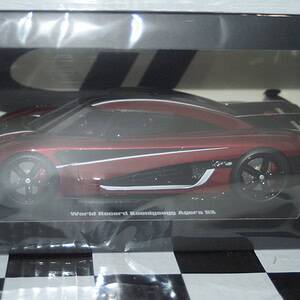 Gt spirit koenigsegg agera rs world record 1:18 resin gt931
