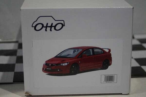 Otto honda civic mugen rr fd2 milan red 2008 ot1019 1:18