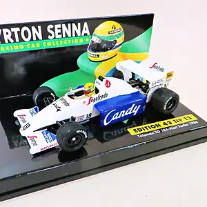 Minichamps toleman tg 184-hart ayrton senna collection 1984 in 1:43