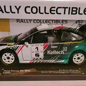 Sunstar ford focus rs wrc 06 c.breen #1 winner boggeragh rallysprint ref 3980 1:18