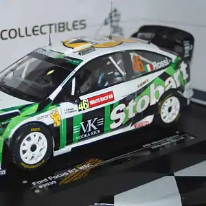 Sunstar ford focus rs wrc07 wales rally gb 2008 #46 v.rossi ref 3939 1:18