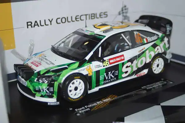 Sunstar ford focus rs wrc07 wales rally gb 2008 #46 v.rossi ref 3939 1:18