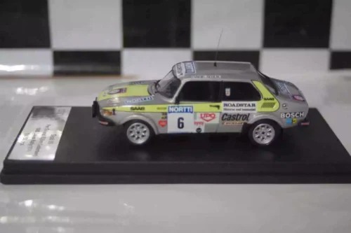 Trofeu saab 99 1000 lakes rally 1976 p.eklund 1:43rd scale dsn1:43-58