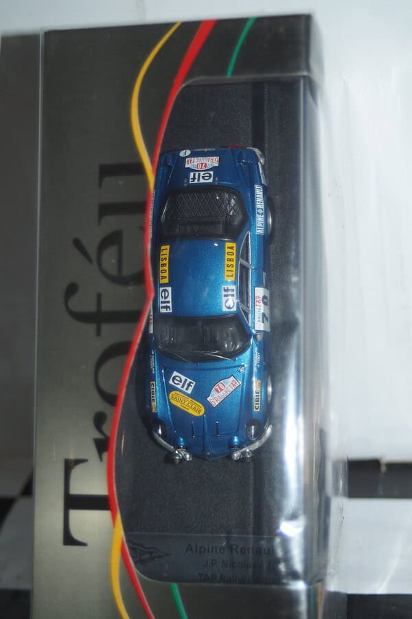 Trofeu alpine renault a110 tap rally, portugal #70 1972 j.p nicolas rr.al 03 1/43rd