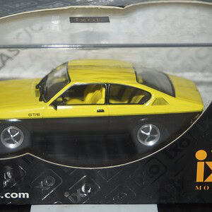Ixo opel kadett gt/e 1977 yellow/black diecast 1:43 clc065