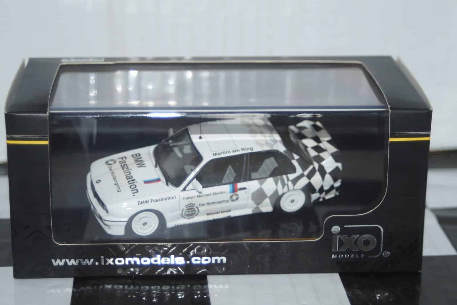 Ixo bmw e30 m3 nurbugring taxi 1990 1:43 diecast clc234