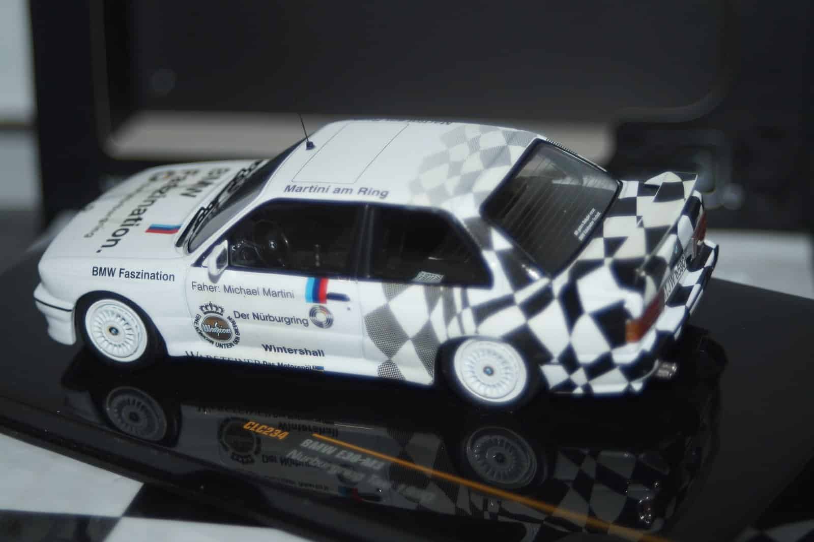 Ixo bmw e30 m3 nurbugring taxi 1990 1:43 diecast clc234