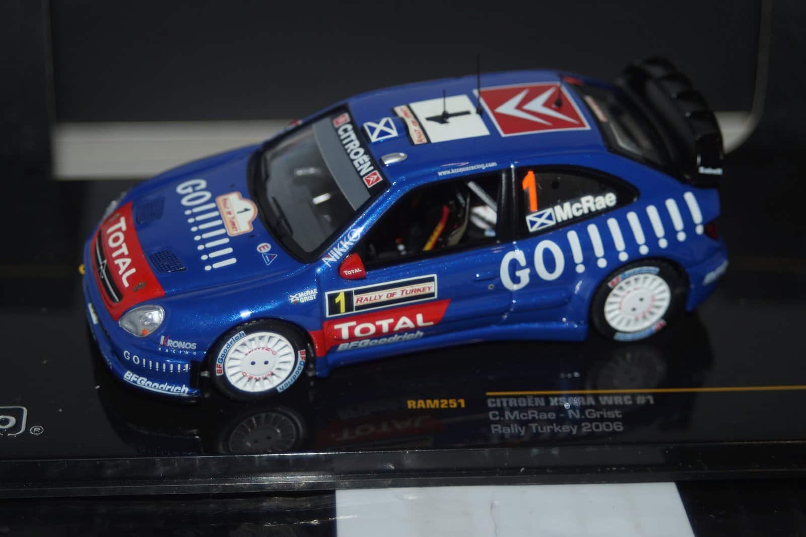 Ixo citroen xsara wrc #1 rally turkey 2006 colin mcrae ram251 1:43
