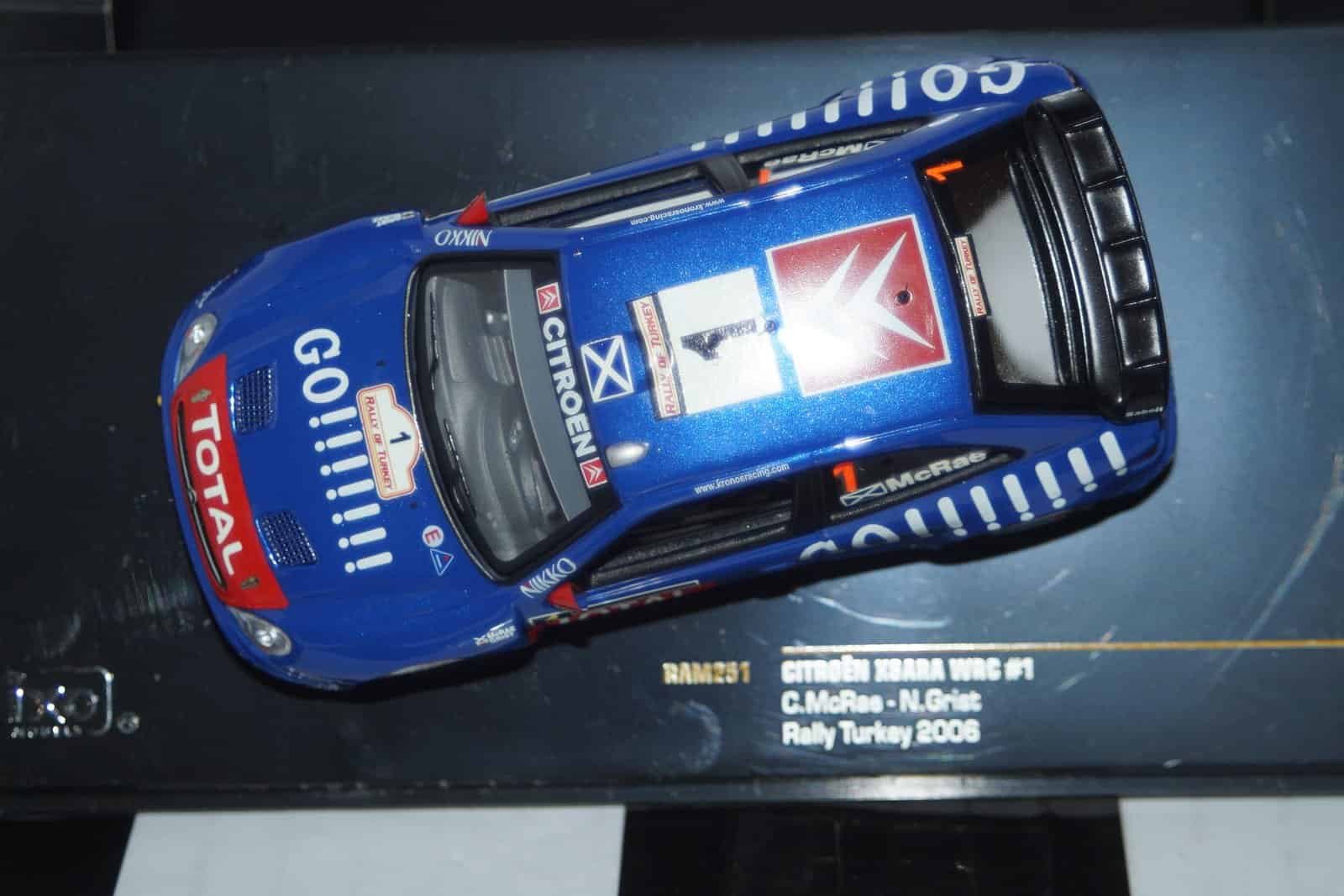 Ixo citroen xsara wrc #1 rally turkey 2006 colin mcrae ram251 1:43