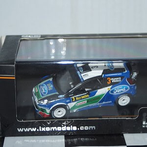 Ixo ford fiesta winner sweden rally 2012 j.m.latvala  diecast 1:43 ram484