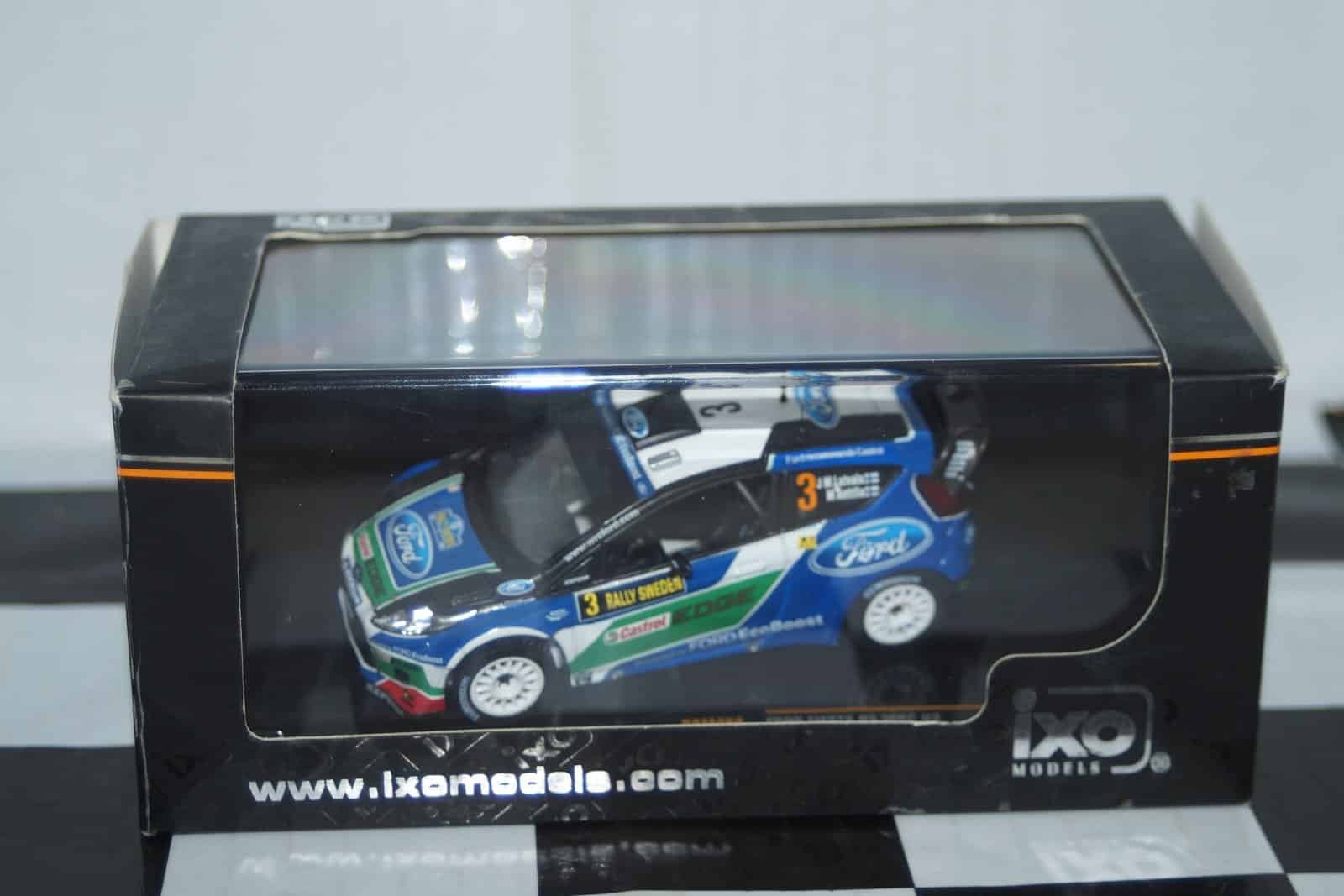 Ixo ford fiesta winner sweden rally 2012 j.m.latvala  diecast 1:43 ram484