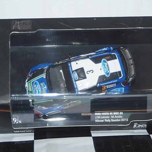 Ixo ford fiesta winner sweden rally 2012 j.m.latvala  diecast 1:43 ram484