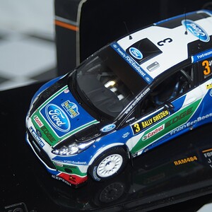 Ixo ford fiesta winner sweden rally 2012 j.m.latvala  diecast 1:43 ram484
