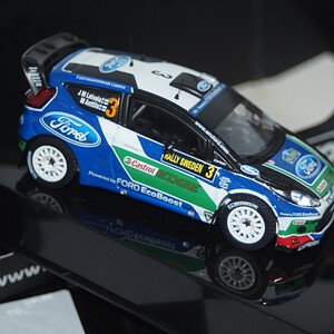 Ixo ford fiesta winner sweden rally 2012 j.m.latvala  diecast 1:43 ram484