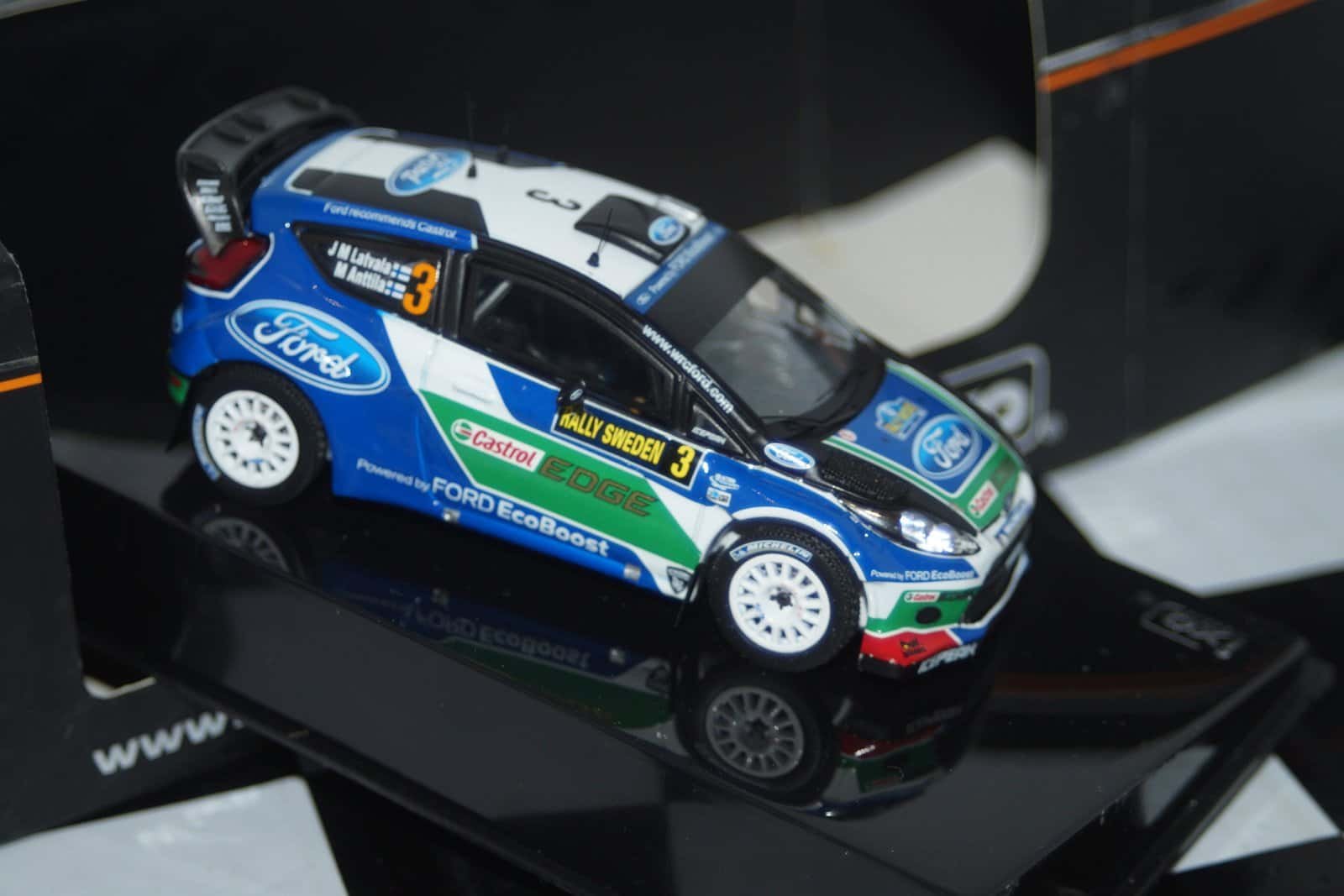 Ixo ford fiesta winner sweden rally 2012 j.m.latvala  diecast 1:43 ram484