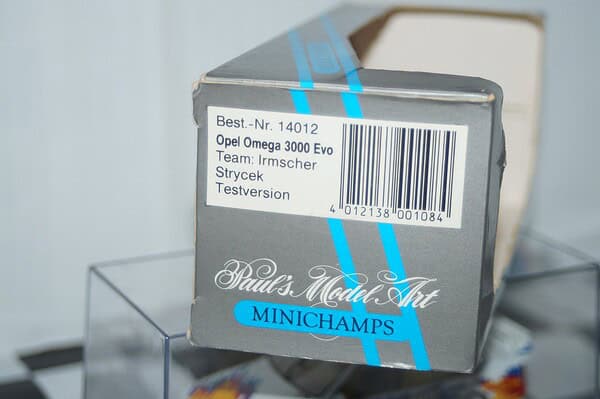 Minichamps opel omega 3000 team irmscher strycek testversion 1:43 14012