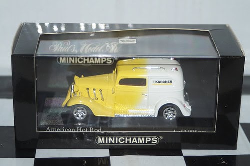 Minichamps american hot rod "karcher" in yellow/white 400 142262 1:43
