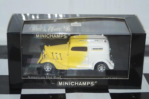 Minichamps american hot rod "karcher" in yellow/white 400 142262 1:43