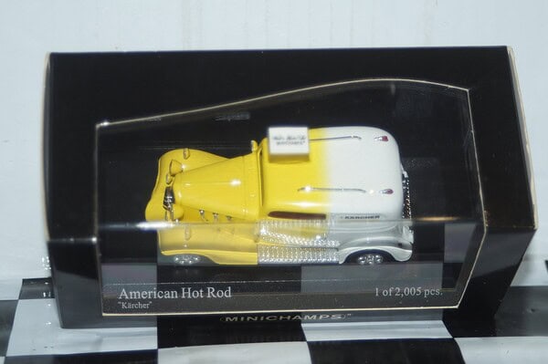 Minichamps american hot rod "karcher" in yellow/white 400 142262 1:43