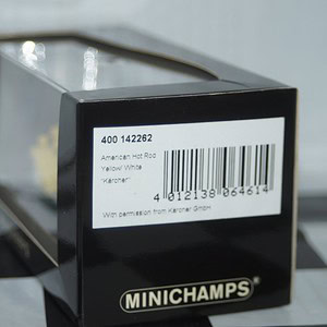 Minichamps american hot rod "karcher" in yellow/white 400 142262 1:43