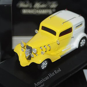 Minichamps american hot rod "karcher" in yellow/white 400 142262 1:43