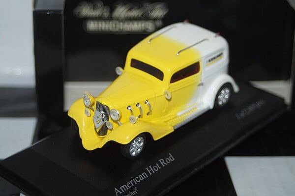 Minichamps american hot rod "karcher" in yellow/white 400 142262 1:43