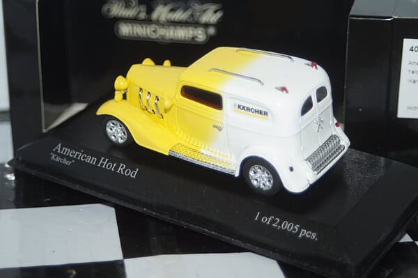 Minichamps american hot rod "karcher" in yellow/white 400 142262 1:43