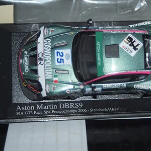 Minichamps aston martin dbrs9 gt3 spa 06 groppi 1:43 400061325