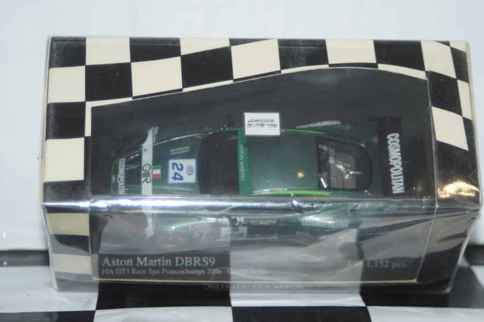 Minichamps aston martin dbrs9 gt3 spa 06 groppi 1:43 400061324