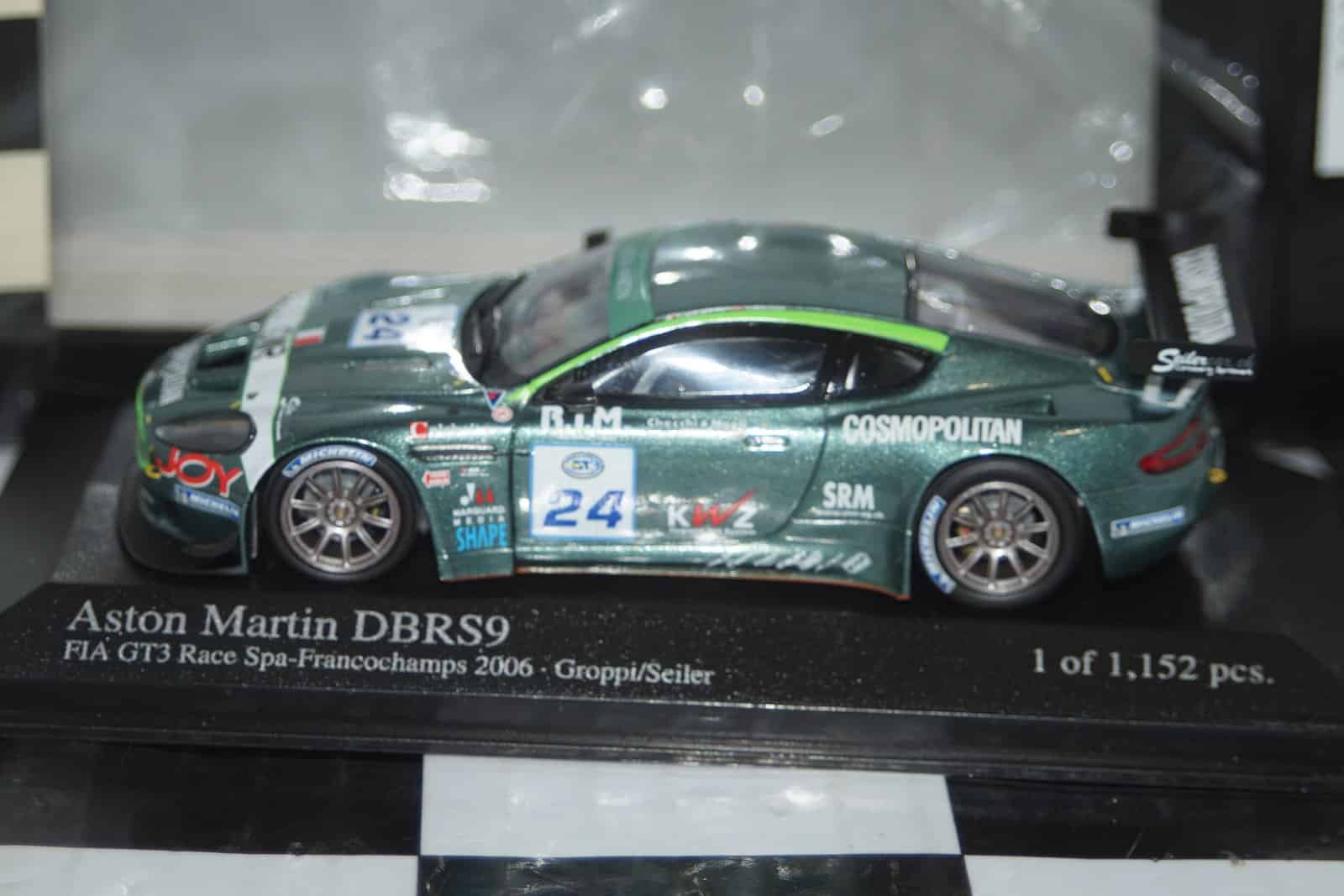 Minichamps aston martin dbrs9 gt3 spa 06 groppi 1:43 400061324