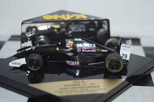 Onyx sauber c 13 #29 karl wendlinger in 1:34 ref 193a