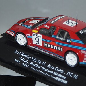 Onyx alfa romeo "jas-martini" itc 1996 s.modena 1:43 scale xt015
