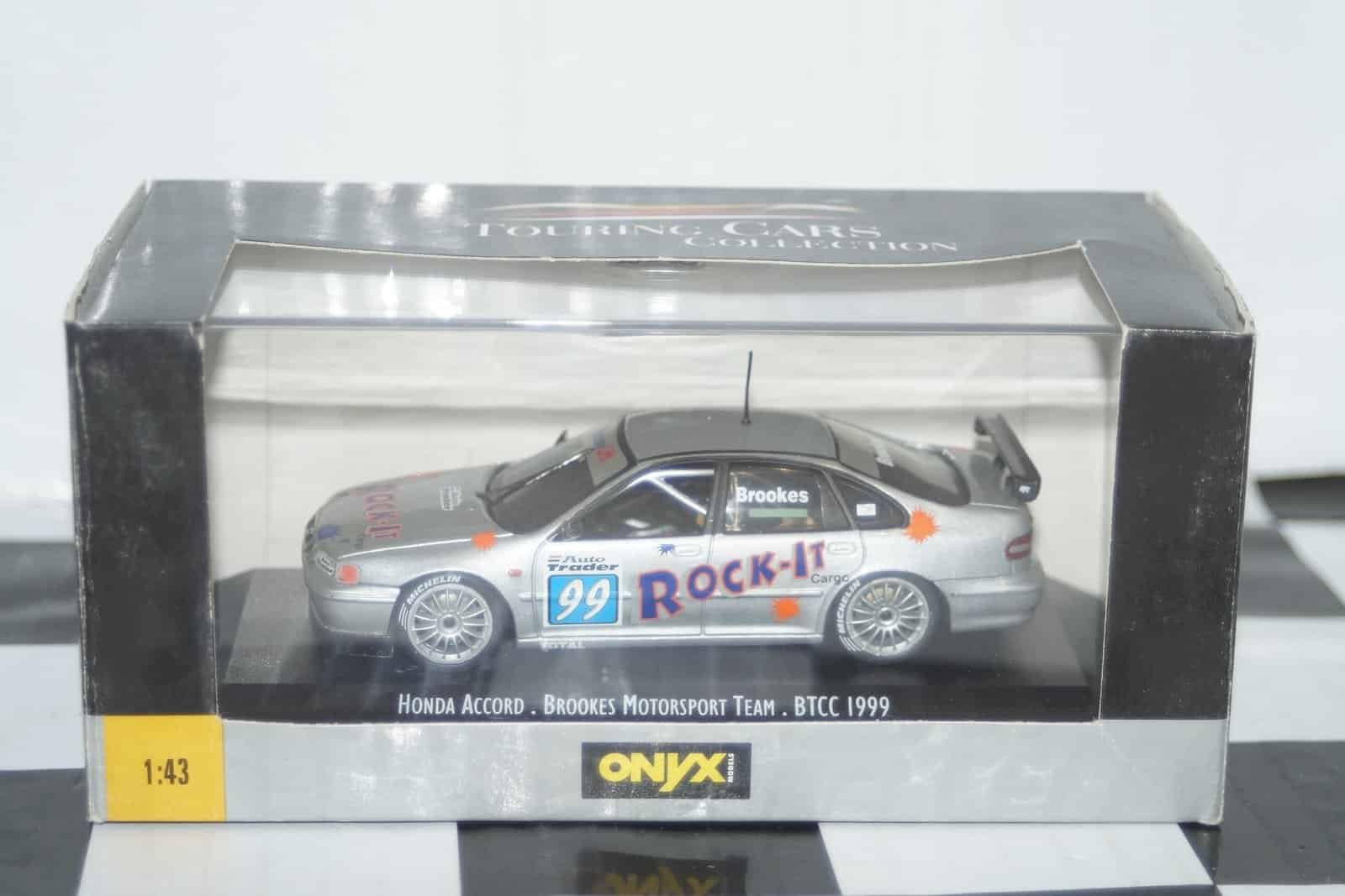 Onyx honda accord btcc 1999 lee brookes 1:43 scale xtc99016