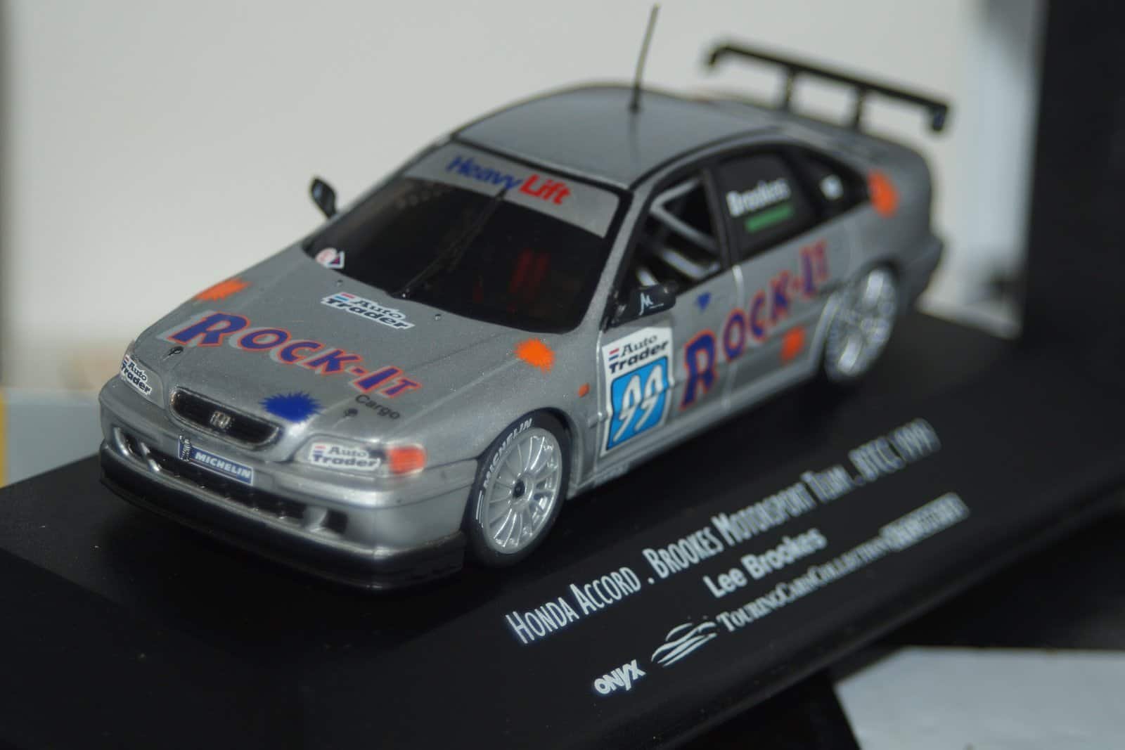 Onyx honda accord btcc 1999 lee brookes 1:43 scale xtc99016
