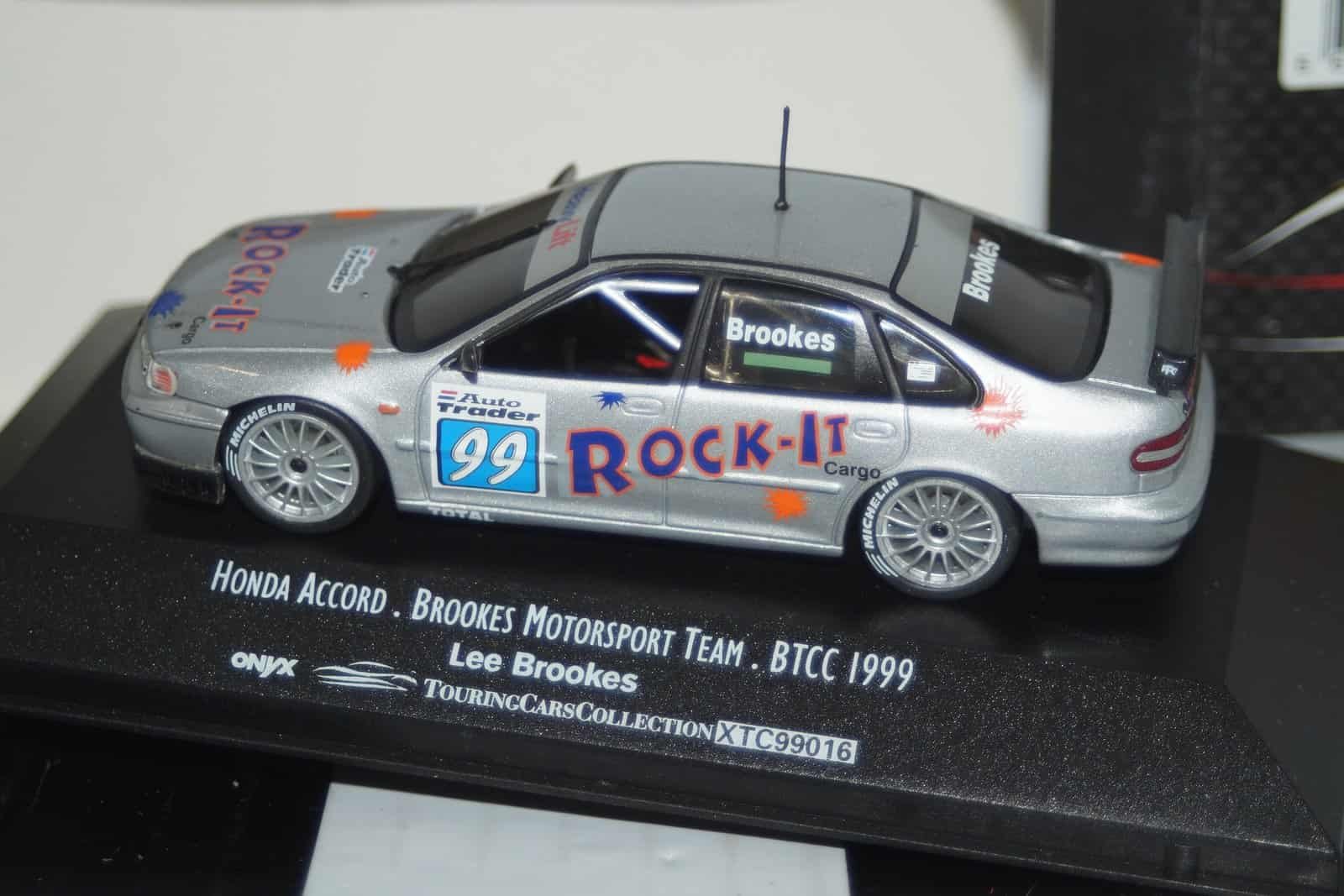 Onyx honda accord btcc 1999 lee brookes 1:43 scale xtc99016