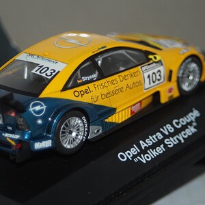 Schuco opel astra v8 coupe 2002 volker strycek 1:43 ref 04880