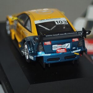 Schuco opel astra v8 coupe 2002 volker strycek 1:43 ref 04880