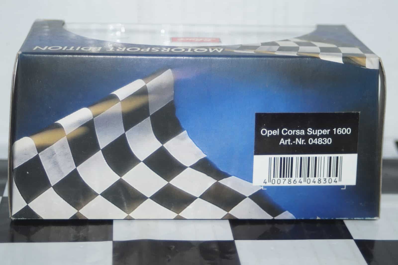 Schuco opel corsa super 1600 rallye c.schleimer 04830 1:43