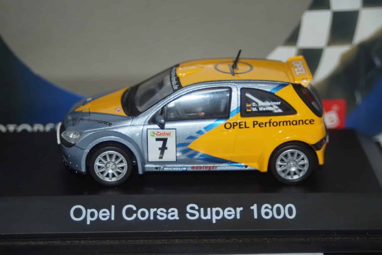 Schuco opel corsa super 1600 rallye c.schleimer 04830 1:43