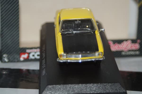 Detail cars ford capri 3000 gt 1969 in yellow 1:43 art301