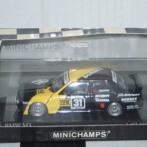 Minichamps bmw m3 gtr "street" london toy fair 2005 1:43 ltd 1of 92