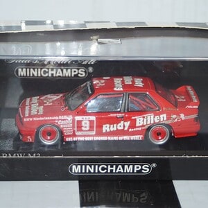Minichamps bmw 3.5 csl norisring drm 1975 h.stuck 1:43 430 752930