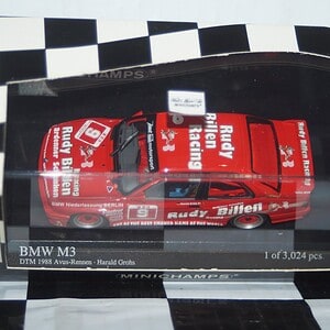 Minichamps bmw 3.5 csl norisring drm 1975 h.stuck 1:43 430 752930