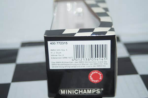 Minichamps bmw 320i etcc double winner j.muller 2003 1:43 400 032442