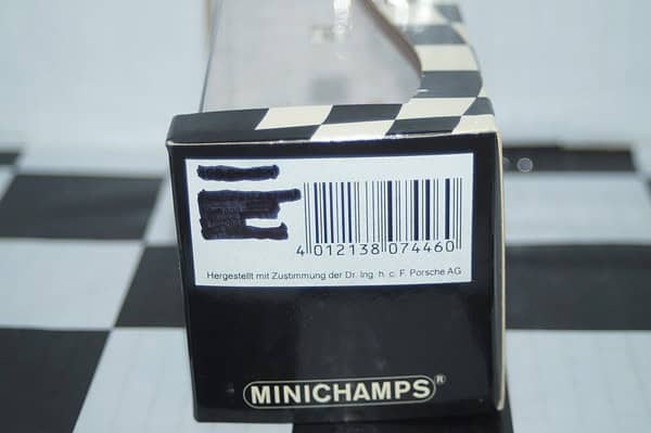 Minichamps porsche carrera rsr adac 1000km 1975 ref 430 756954 1:43