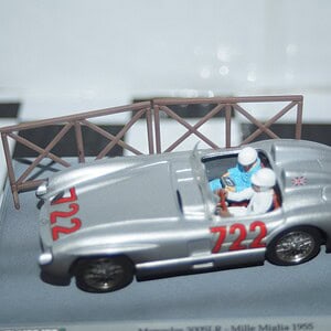 Brumm mercedes 300 slr moss-jenkinson mille miglia 1:43 s20/17