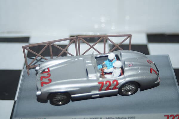 Brumm mercedes 300 slr moss-jenkinson mille miglia 1:43 s20/17