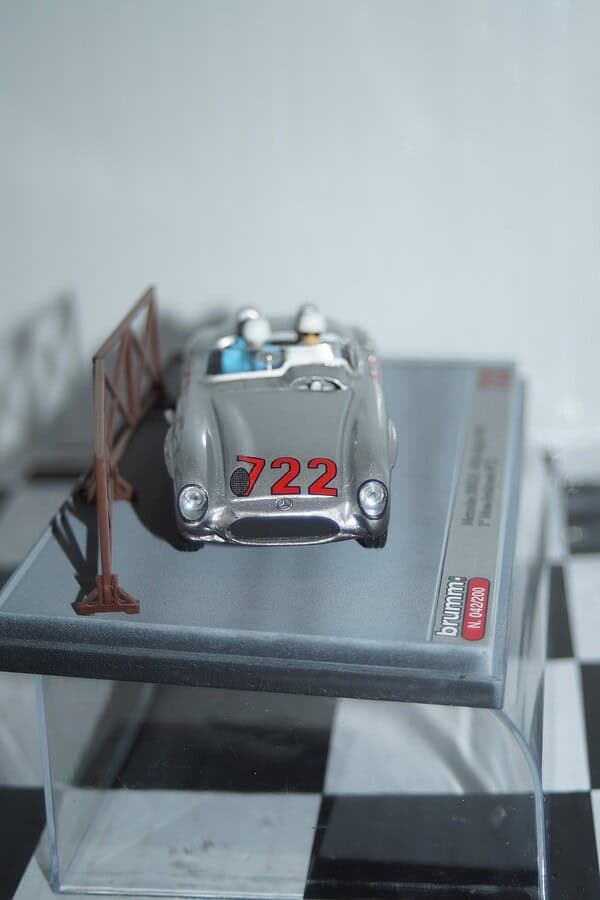 Brumm mercedes 300 slr moss-jenkinson mille miglia 1:43 s20/17